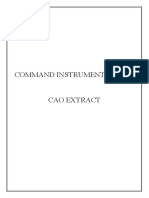 CAO Extract