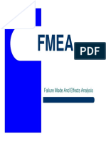 Fmea Failure Mode and Efects Analysis