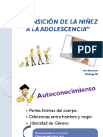 Transicion de La Niñez A Adolescencia