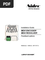 MDX Encoder and MDX Resolver - Leroy Somer - 2017