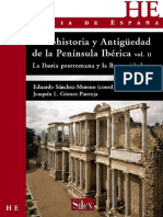 Protohistoria y Antigüedad en La Península Ibérica II