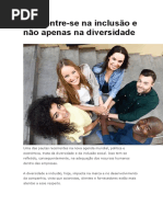 Concentre-se Na Inclusão