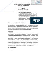 Guion de La Celebracion de La Vista en Una Separacion o Divorcio