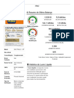 Itaú - RELATORIO 2019