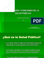 Funciones Esenciales de La Salud Pública.