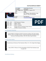 Daftar Riwayat Hidup Astried