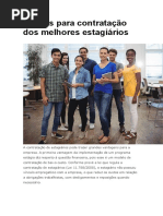 9 Dicas Para Contratação Dos Melhores Estagiários