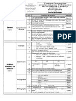 Correction Examen Provincial Francais 6AES Ouazzane 2017