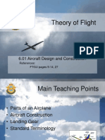 Theory of Flight: 6.01 Aircraft Design and Construction