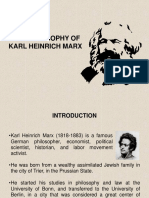 The Philosophy of Karl Heinrich Marx