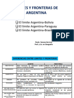 Limites Argentina Con Bolivia-Paraguay y Brasil