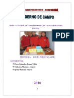 Cuaderno de Campo - CASA SEGURO