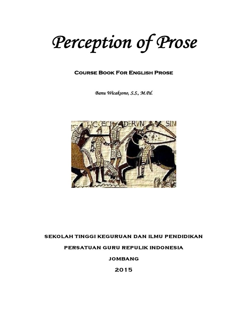 Perception of Prose: Course Book For English Prose | PDF | Narration ...