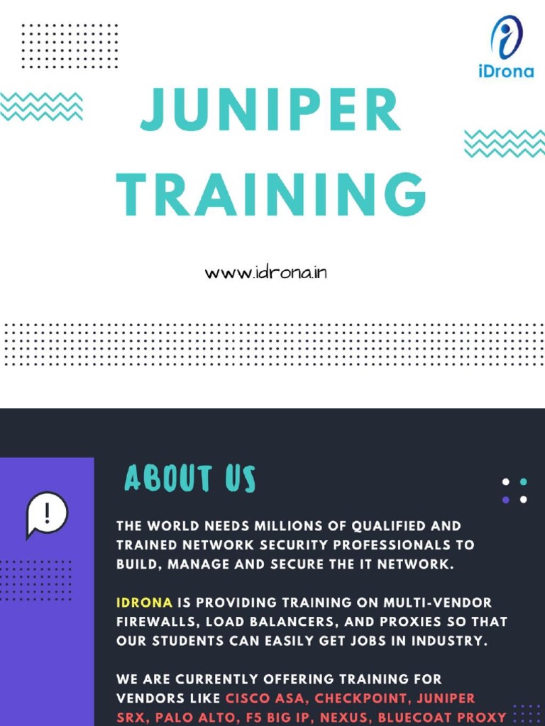 Juniper Training PDF