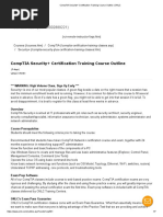 CompTIA Security+ Certification Training Course Outline - ONLC