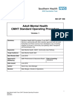 Adult Mental Health Team CMHT Standard Operating Procedure