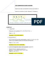 Regla de Formación de Unas Sucesión