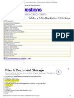Files & Document Storage: External Fortran MCQ Device