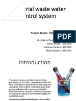 Industrial Waste Water Control System: Project Guide-Uttam Waghmode