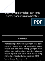 Definisi, Epidemiologi Dan Jenis Tumor Pada Muskuloskeletas