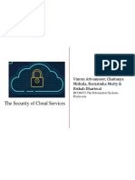 The Security of Cloud Services: Vincen Arivannoor, Chaitanya Midsala, Narasimha Murty & Rishab Dhariwal