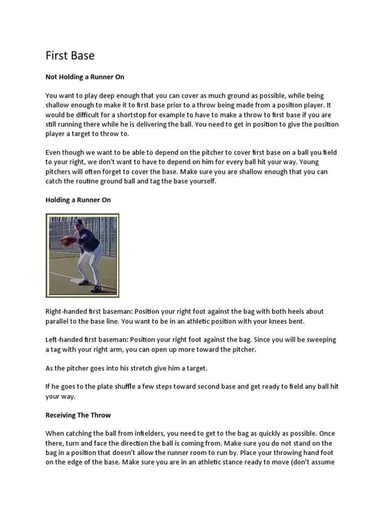 Proper Techniques for Fielding Ground Balls and Receiving Throws at