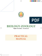 XLL TH STD Bio-Zoology Practical Manual EM PDF