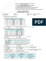 Soal Pat Kimia Xi TP 2018-2019