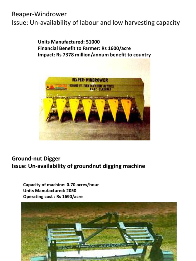 An Overview of Agricultural Machinery Developed in Pakistan to Address