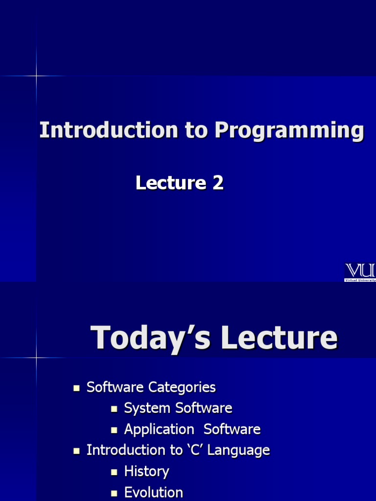 Introduction To Programming | PDF | Computers