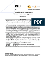 Externalities and House Prices: A Stated Preferences Approach