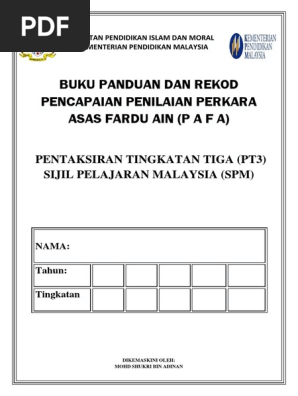 Pafa Perkara Asas Fardhu Ain Pdf