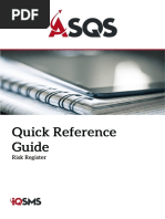 ASQS Quick Ref Risk Register