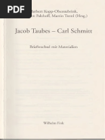 262 Briefwechsel - Jacob Taubes Und Carl Schmitt