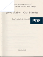 262 Briefwechsel - Jacob Taubes Und Carl Schmitt