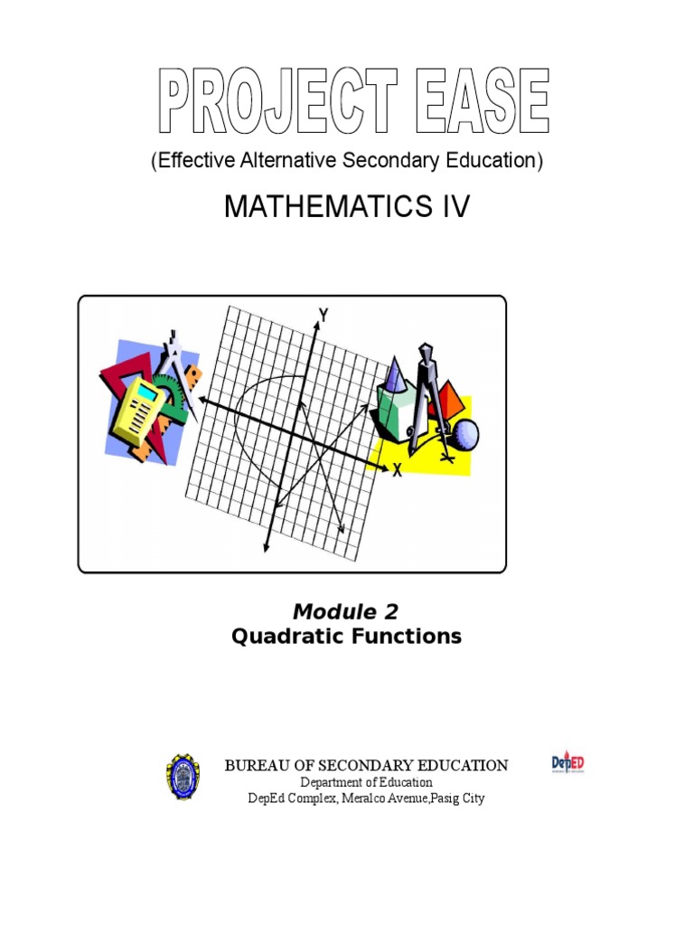 Module 2 - Quadratic Functions | PDF | Vertex (Graph Theory ...