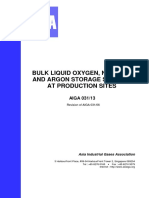Bulk Liquid Oxygen, Nitrogen and Argon Storage Systems at Production Sites