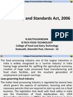 Food Safety and Standards Act, 2006 Final