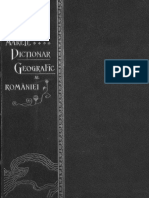 Marele Dicționar Geografic Al României - Vol.3