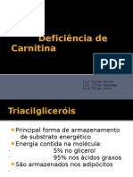 Bioquimica Deficiencia de Carnitina B1 EPM 77