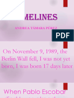 Timelines: Andrea Támara Pérez