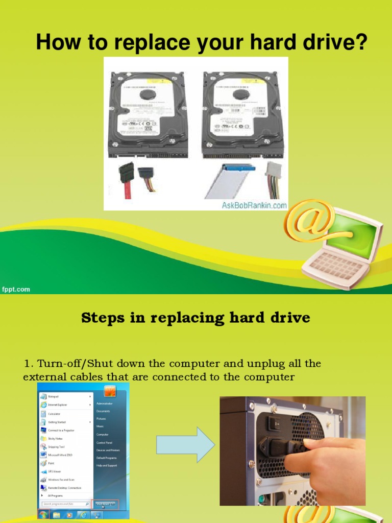 How To Replace A Hard Drive PDF