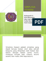 Farkog Kel 8 Simplisia Hewani PDF