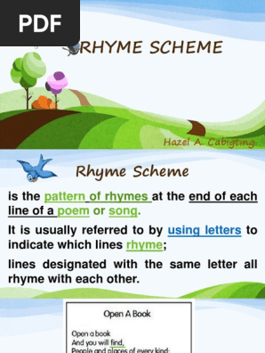 Rhyme Scheme Ppt By Hush Sonnets Stanzaic Form
