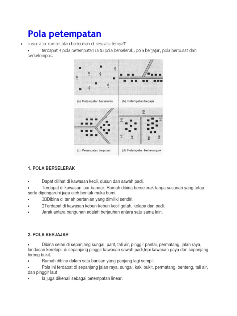 Pola Petempatan Pdf