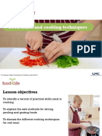 Food Skills and Cooking Techniques: © Livestock & Meat Commission For Northern Ireland 2015