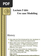 Lecture 5 &6: Use Case Modeling