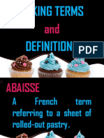 Baking Terms and Definitions Guide