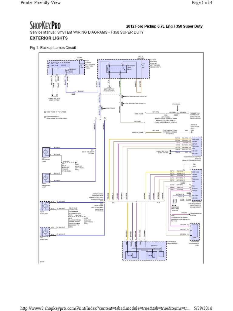 2012 f350 Light Wiring Diagram Trailer (Vehicle) Cars Of The United