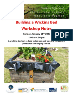 Building A Wicking Bed Workshop Notes: Sunday January 25 2015 1.00 To 4.00 PM